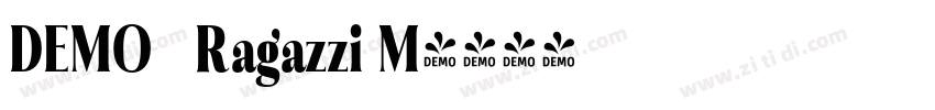 DEMO   Ragazzi M字体转换